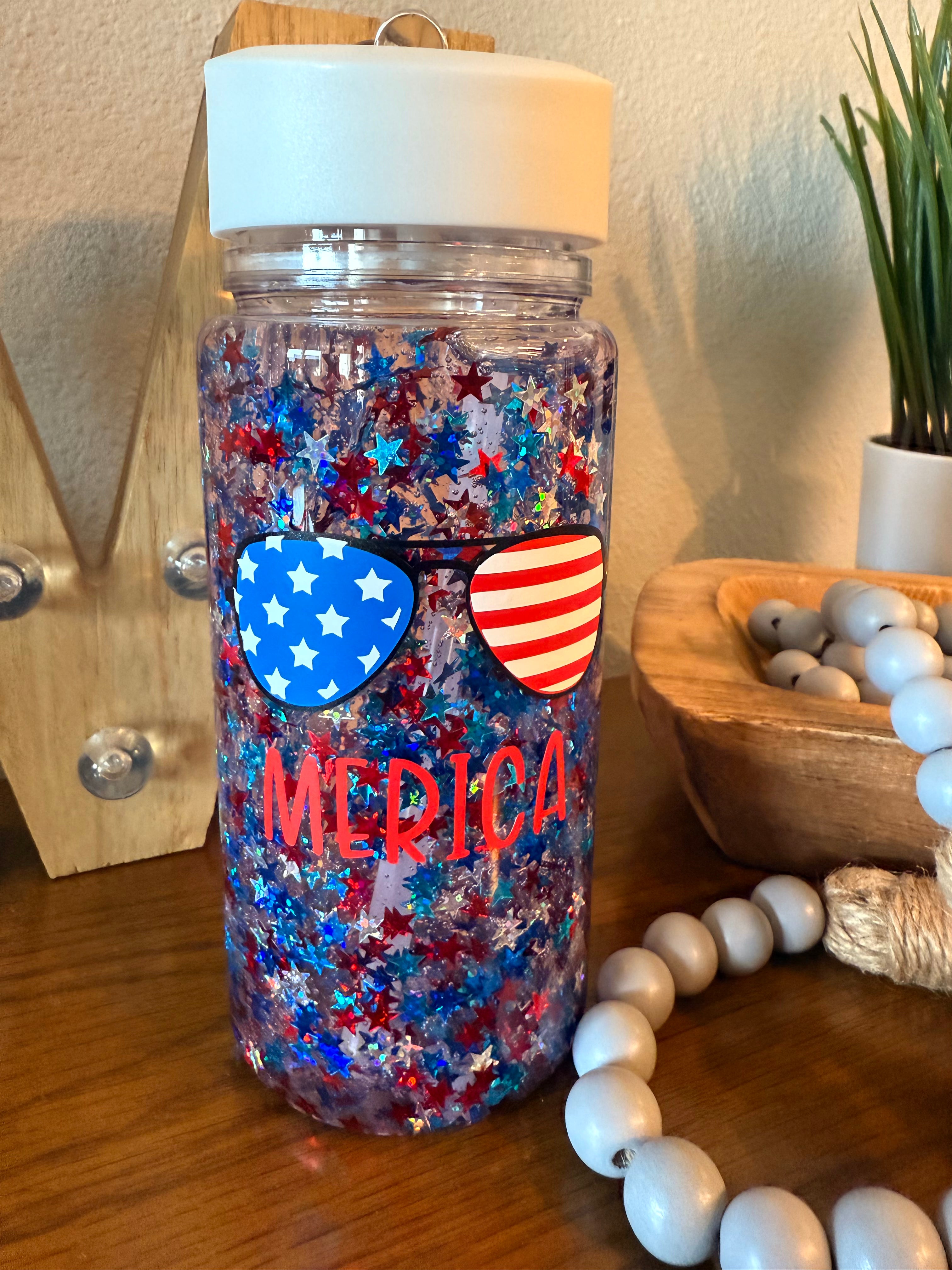 10oz - Kids Merica Water Bottle